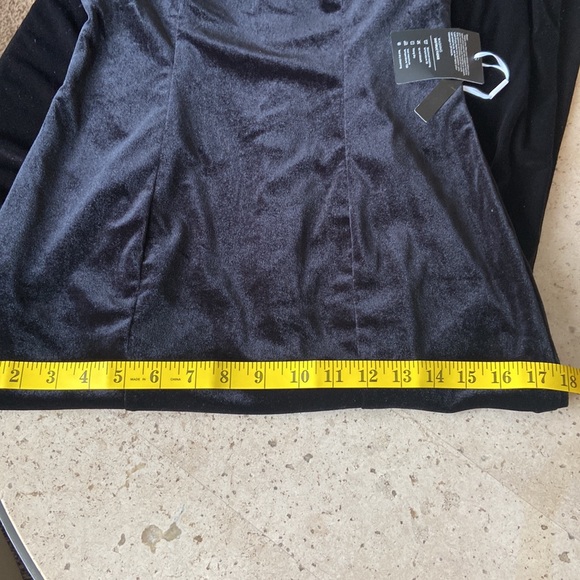 Off The Shoulder Velvet Mermaid Evening Gown Long Prom Party Dress,Black color - Picture 8 of 8